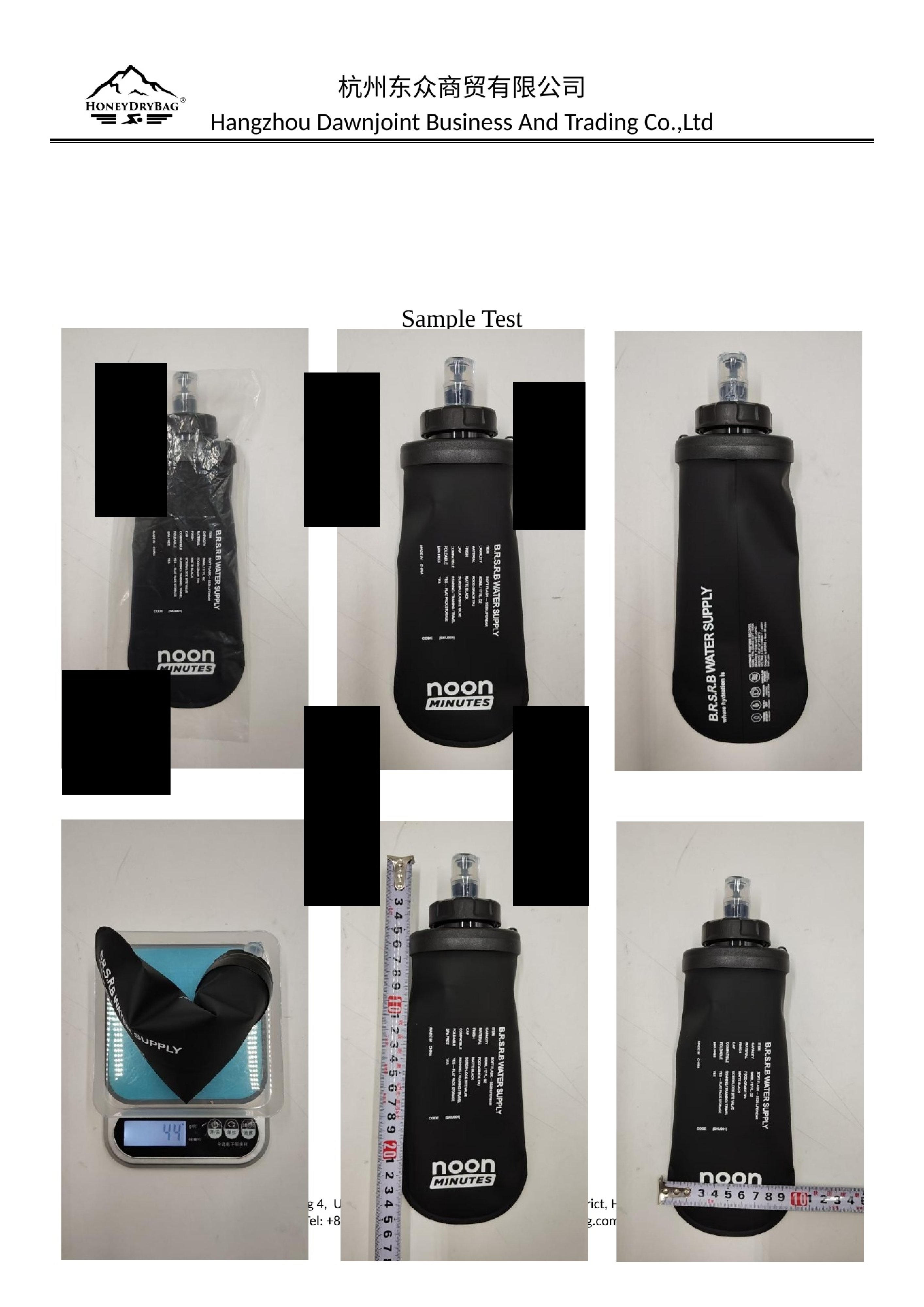 Lightweight running soft flask weighed at approximately 44g during sample inspection