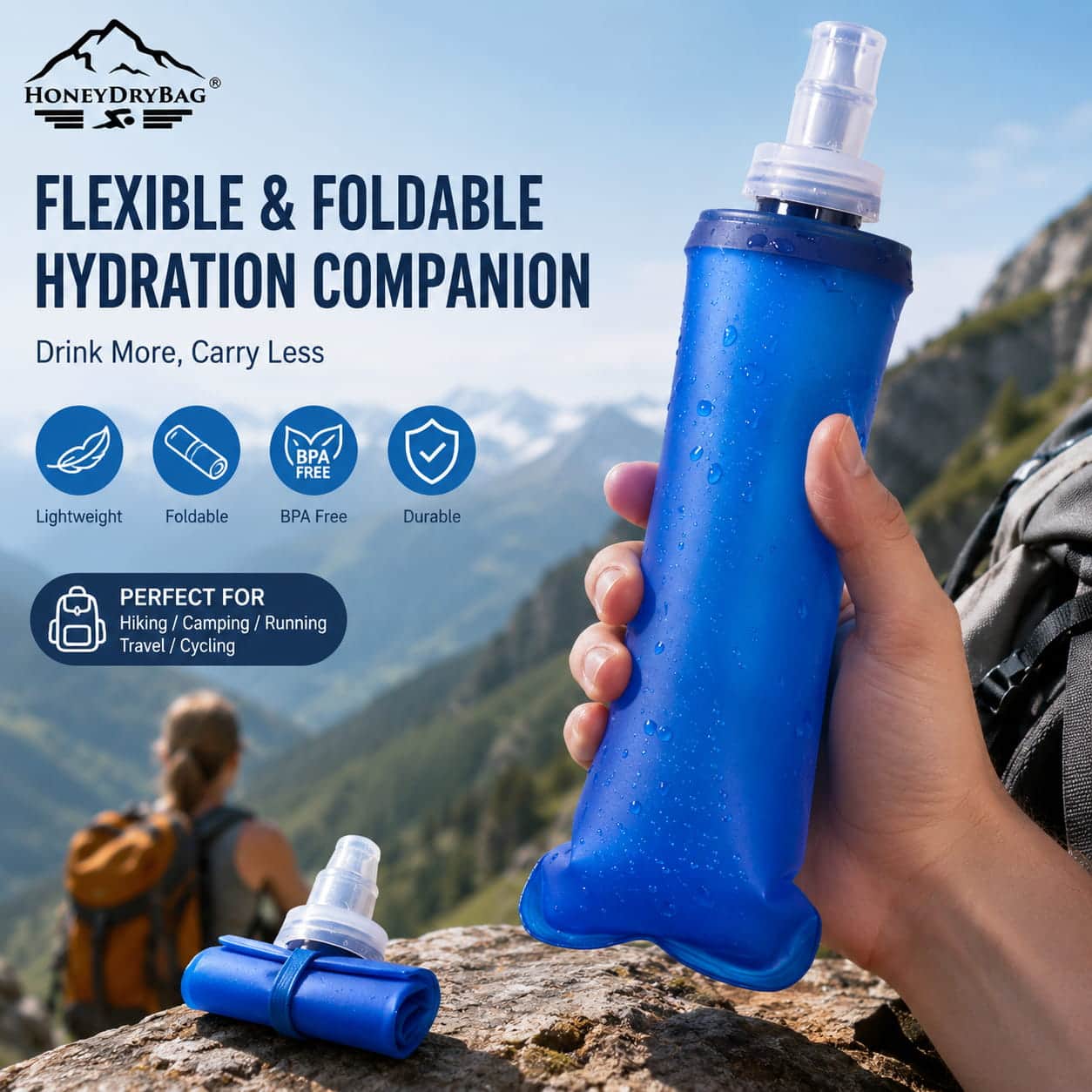 250ml and 500ml TPU running soft flask R50022