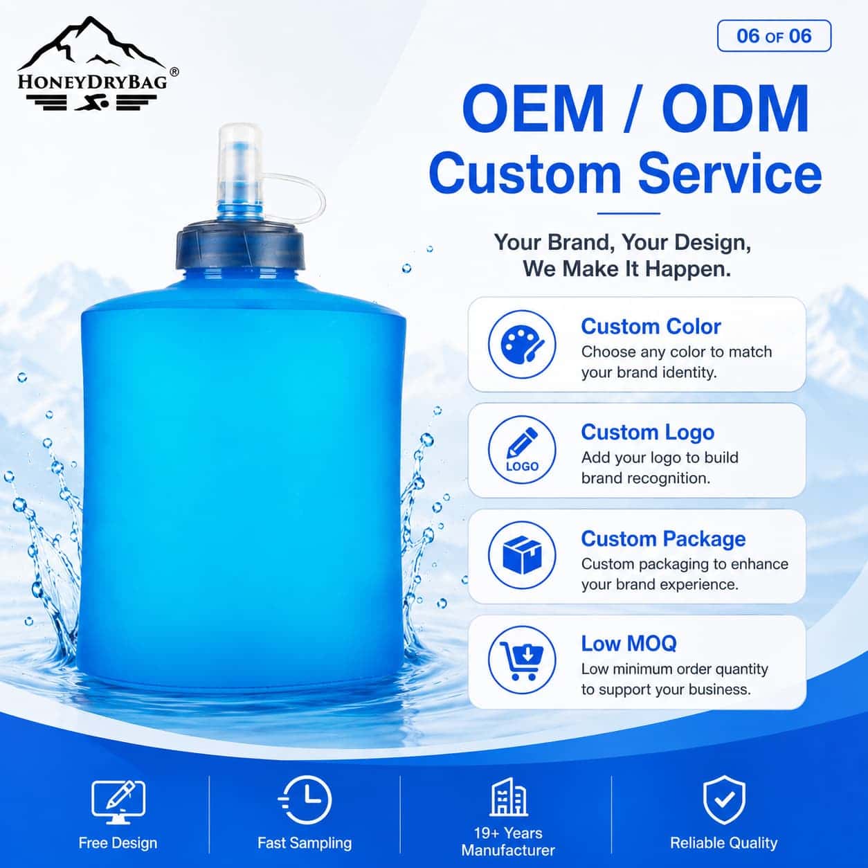 1L TPU soft flask R50019