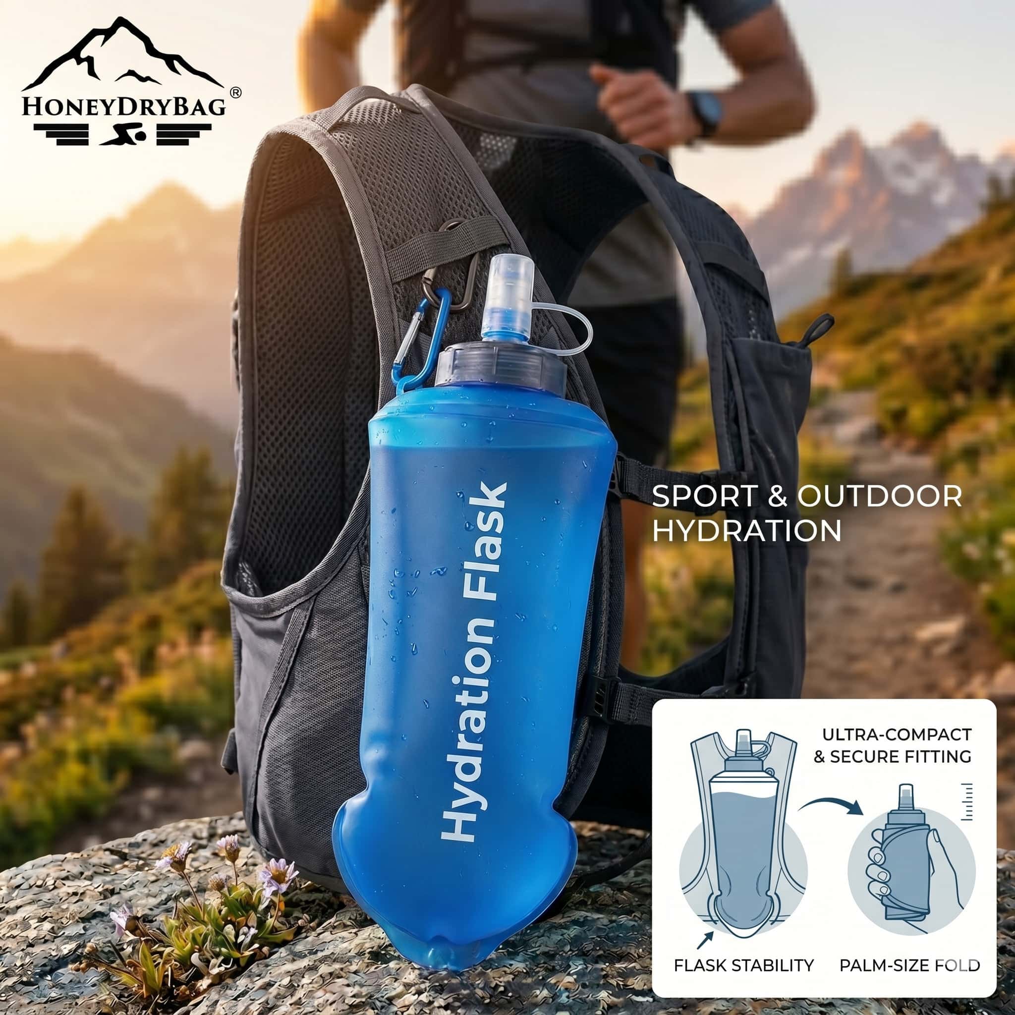 500ml TPU running soft flask R50020