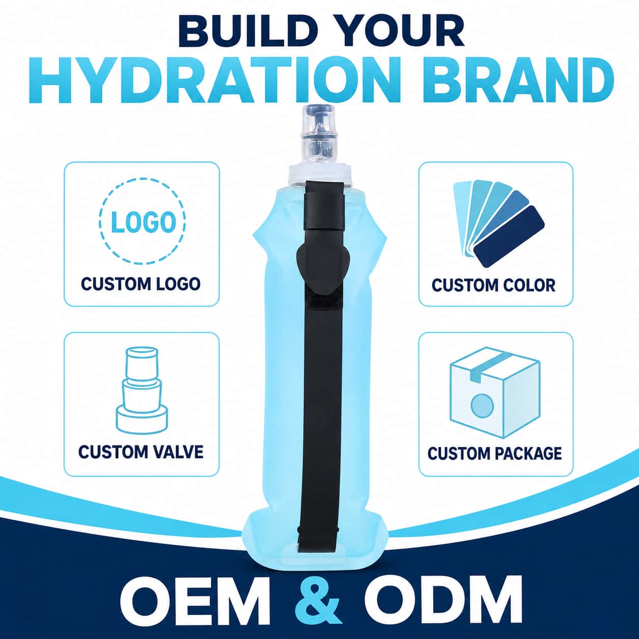 500ml TPU running soft flask R50030